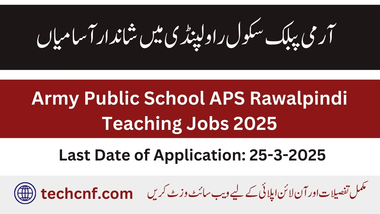 APS Rawalpindi Jobs 2025