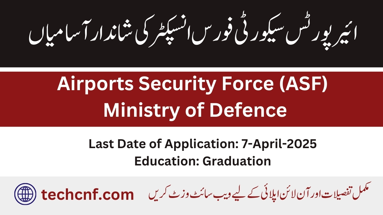 ASF Inspector Jobs 2025 Online Apply